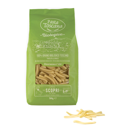 Casarecce organic durum wheat semolina pasta 500gr