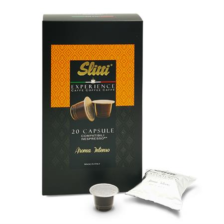 Intense aroma coffee capsules compatible Nespresso machines 20pc