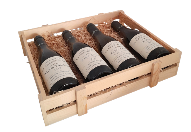 Beaujolais e Mâconnais gift box 4 bt x 0,375lt