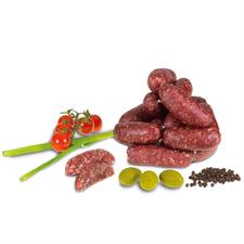 Wild boar seasoned sausages 4pc about 170gr