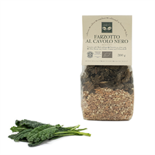 Organic barley, spelled and black cabbage 200gr