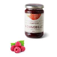 Raspberry jam glass jar 370gr
