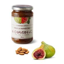 Fig with almonds extra jam glass jar 370gr