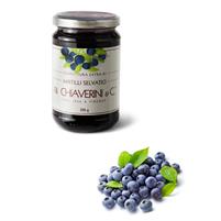 Wild blueberry extra jam glass jar 370gr
