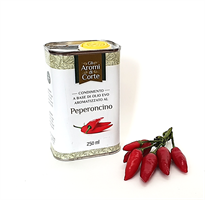 Chili pepper-flavoured EVO oil tin 250ml