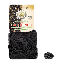 Black bean maccheroncini pasta 500gr