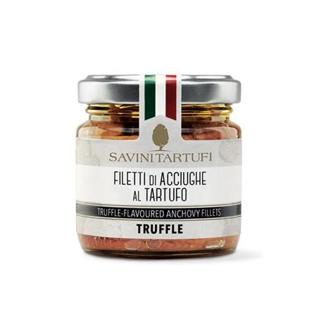 Truffle-flavoured anchovy fillets 100gr