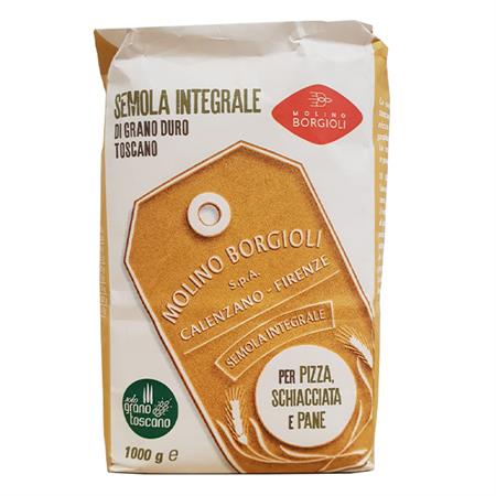 Semola integrale di grano duro toscano 1kg