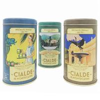 Cialde di Montecatini in Latta Vintage Marrone 20pz mini - 120gr