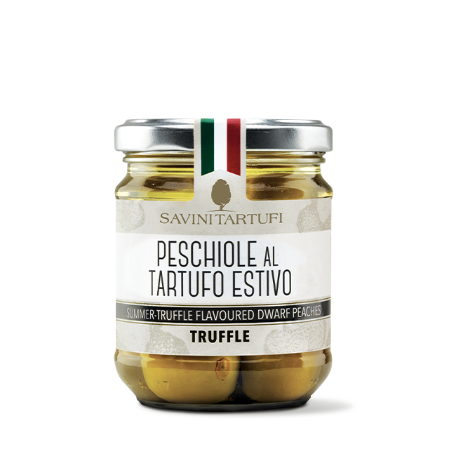 Truffleflavoured dwarf peaches 175gr Pickles Tooscans