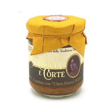 Crostino with Cinta Senese DOP 180gr