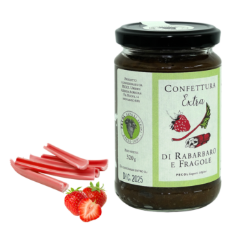 Confettura extra rabarbaro e fragole 320gr