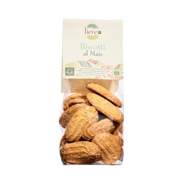 Organic white corn biscuits 250gr